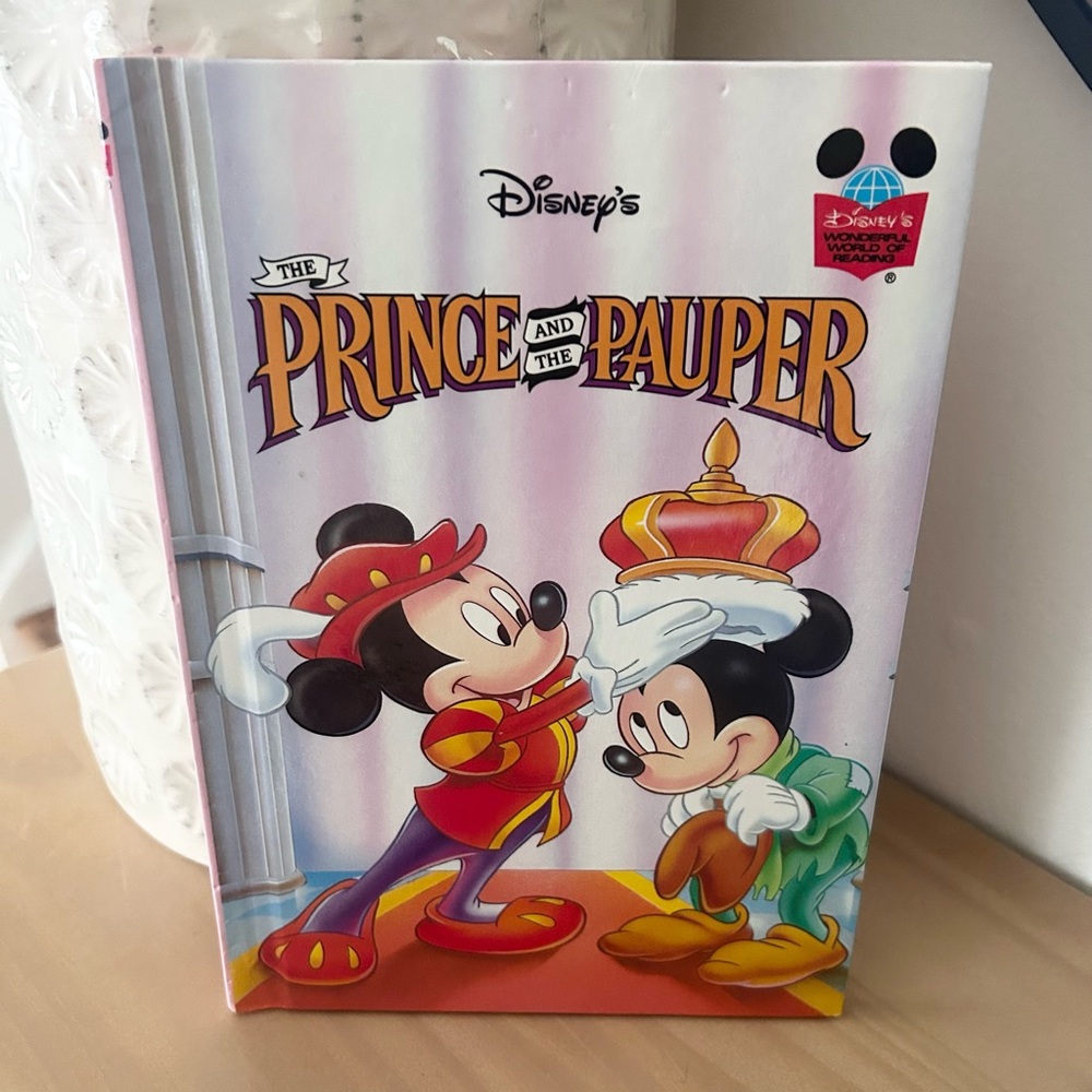Disney's The Prince and the Pauper Wonderful World of Reading Hardcover Book